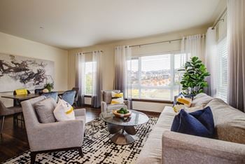 Large, light filled living room 
